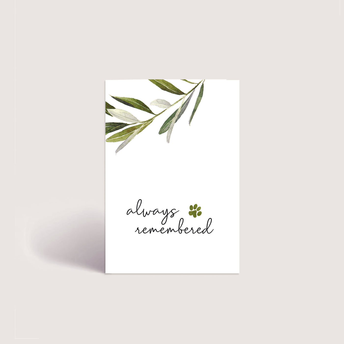 Sympathy Notecard 2 - Always Remembered