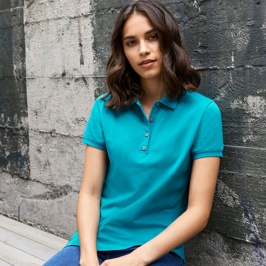 P105LS - Womens Biz Collection City Polo
