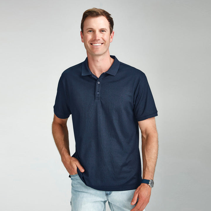 P313MS - Mens Fashion Biz Focus Short Sleeve Polo