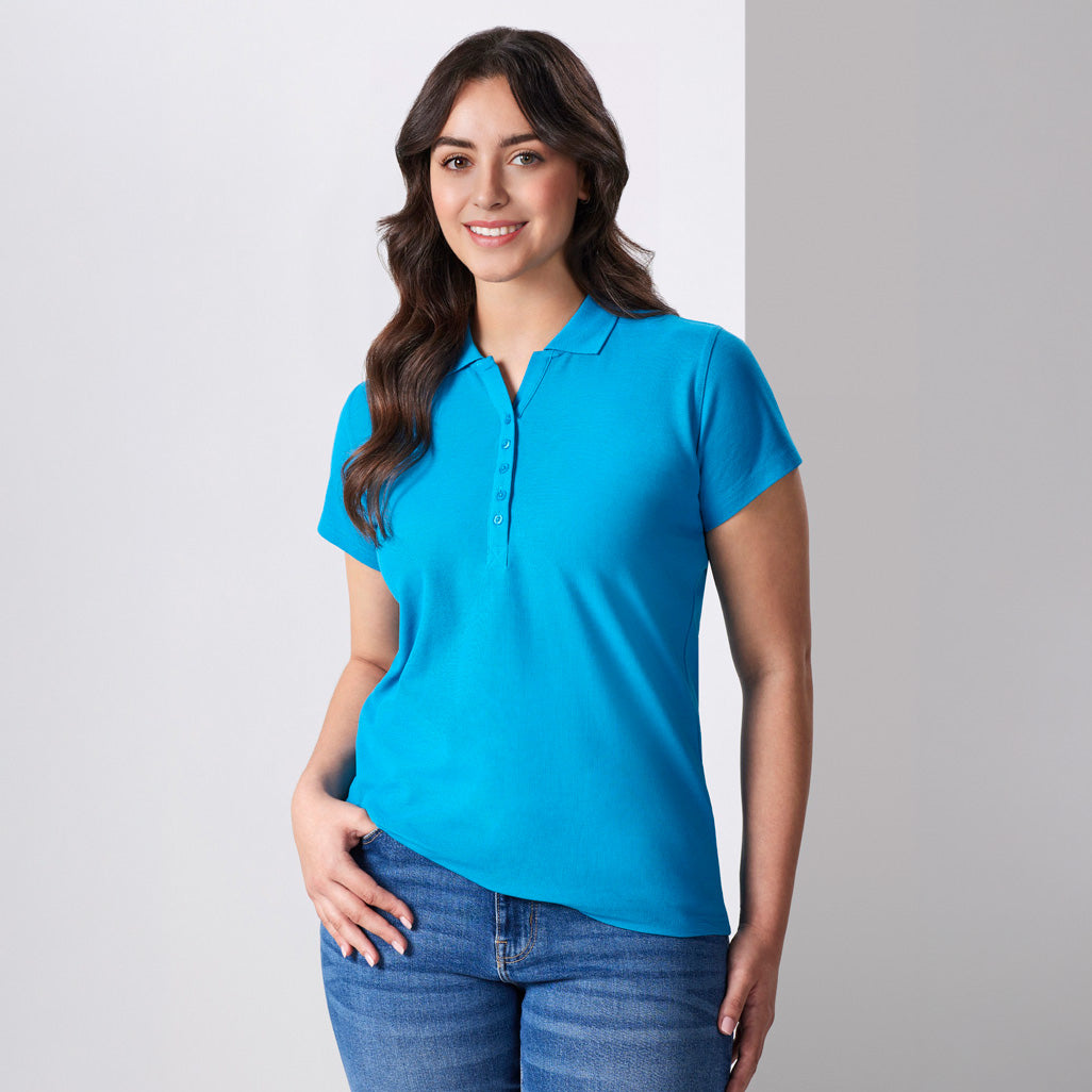 P400LS - Womens Fashion Biz Crew Polo