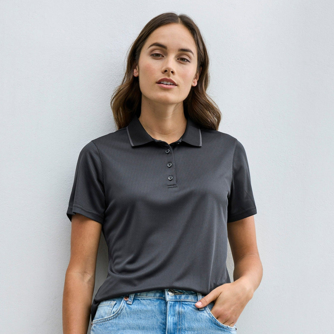 P412LS - Womens Fashion Biz Echo Polo