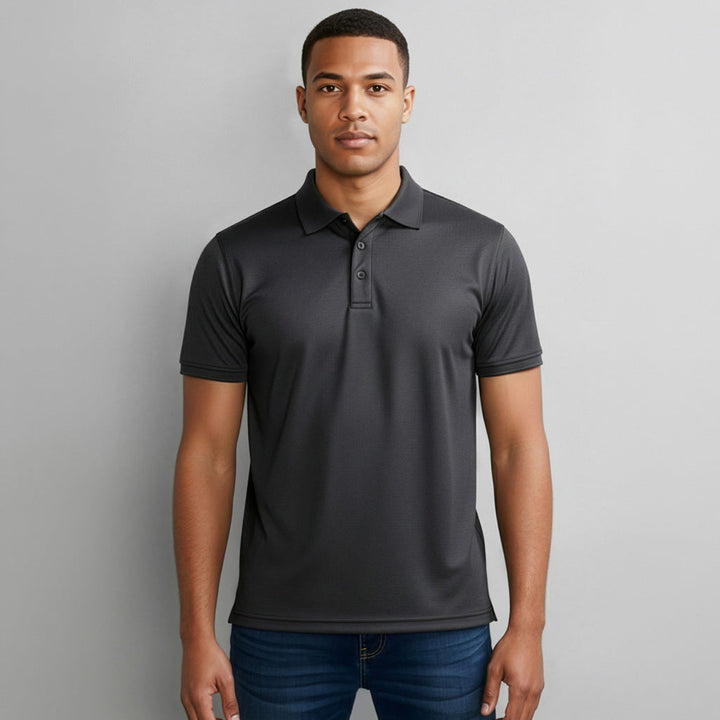 P501MS - Mens Fashion Biz Shadow Short Sleeve Polo