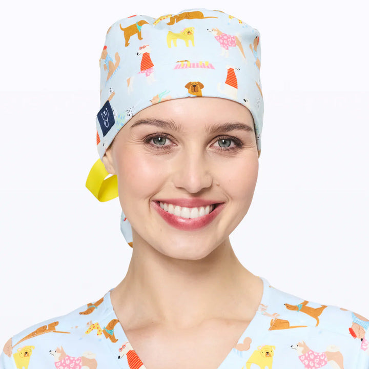 Dr Woof Scrub Cap - Parisian Pups