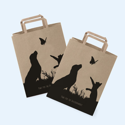 Paws For The Environment Paper Carry Bag