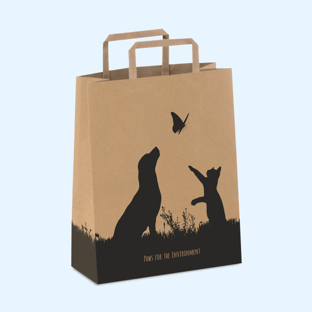 Paws For The Environment Paper Carry Bag