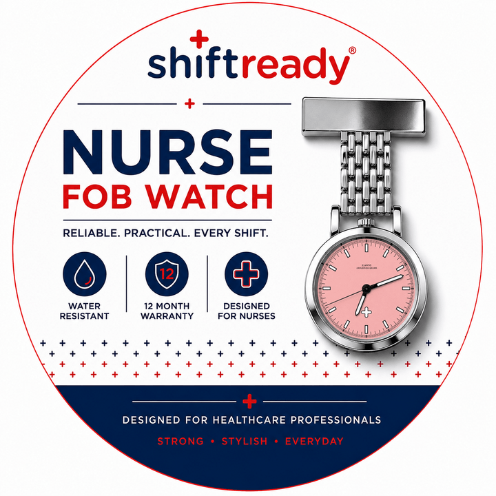 Shift Ready Metal Fob Watch - Pink
