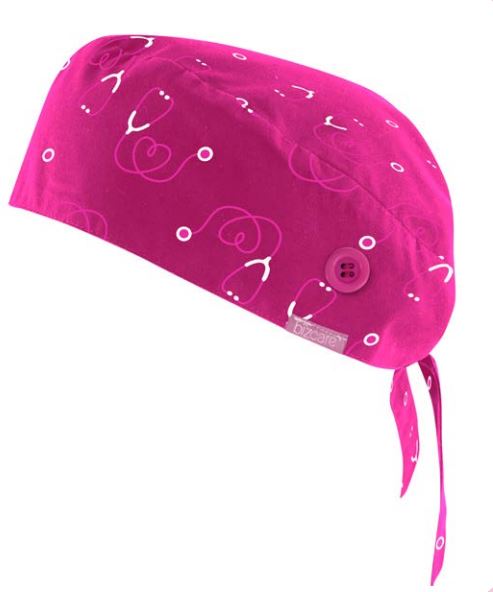 Biz Care Pink Scrub Cap