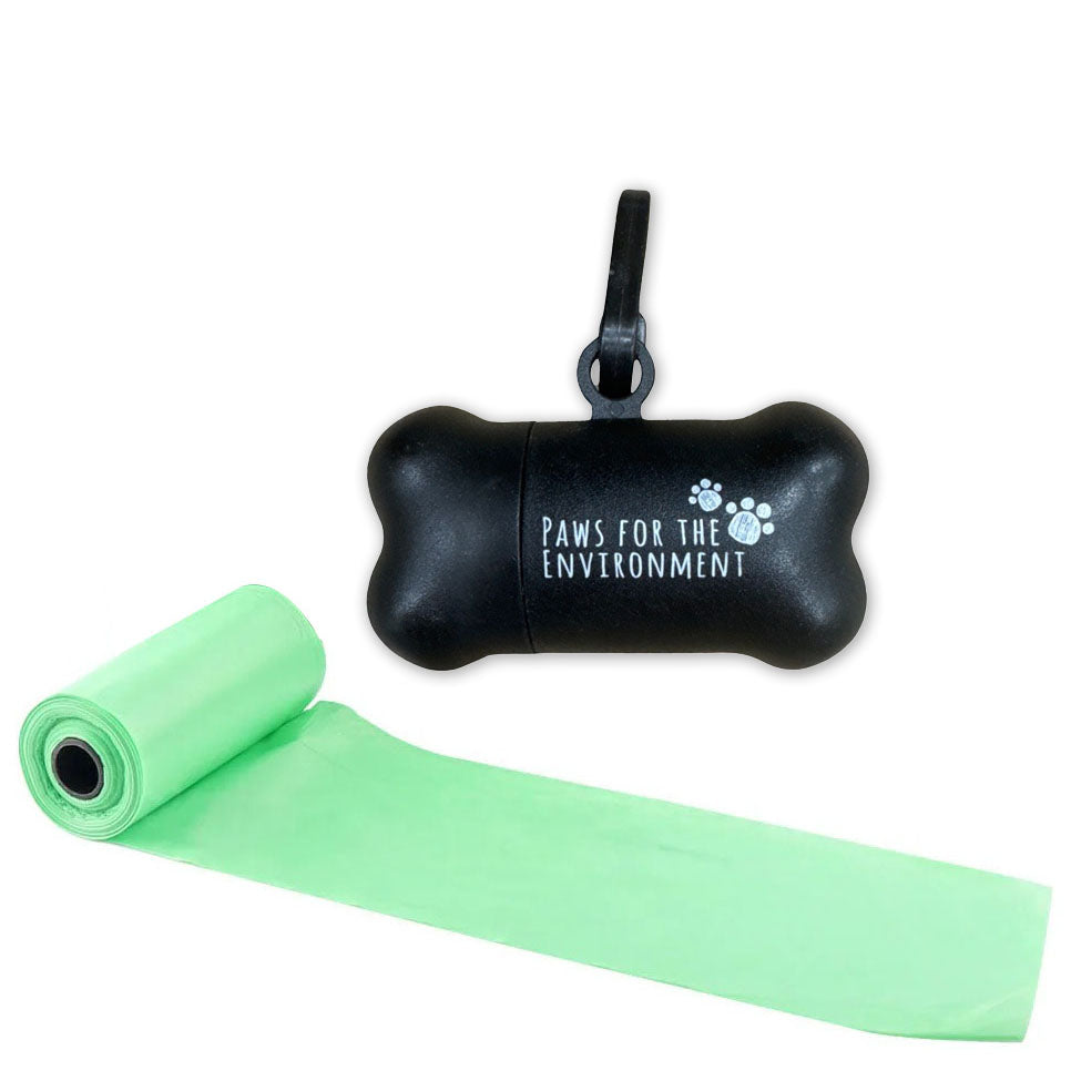 Paws for the Environment Bone-Shaped Pet Poop Bag 20 pack