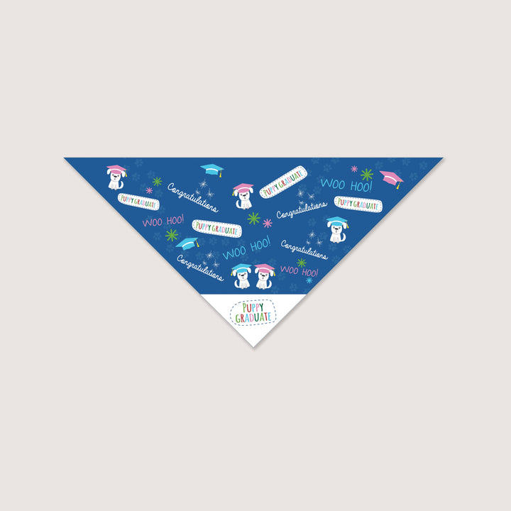 Puppy Graduate Bandana - WOO HOO