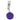 Retractable ID Badge - Purple