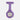 Silicone FOB Watch - Purple/White Polka Dots