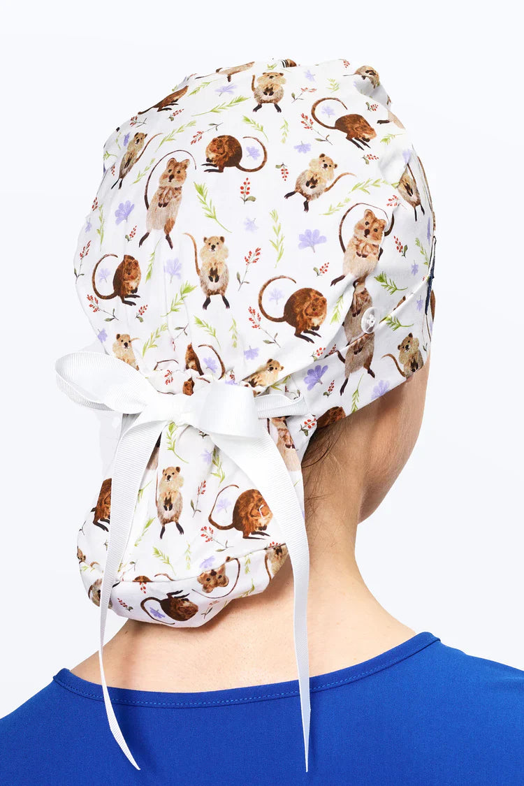 Dr Woof Scrub Cap- Quokka