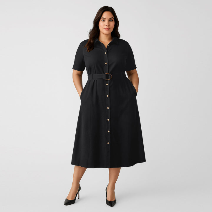 RO571LS - Womens Fashion Biz Adele Midi Dress