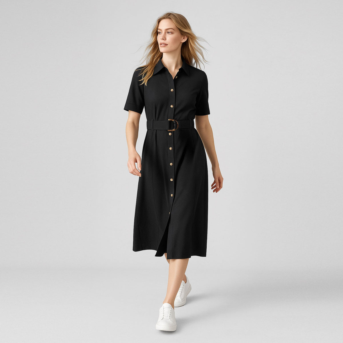 RO571LS - Womens Fashion Biz Adele Midi Dress