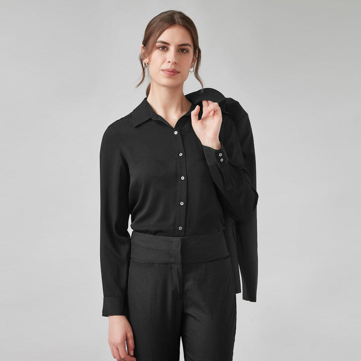 RU570LL - Womens Fashion Biz Evelyn Long Sleeve Shirt