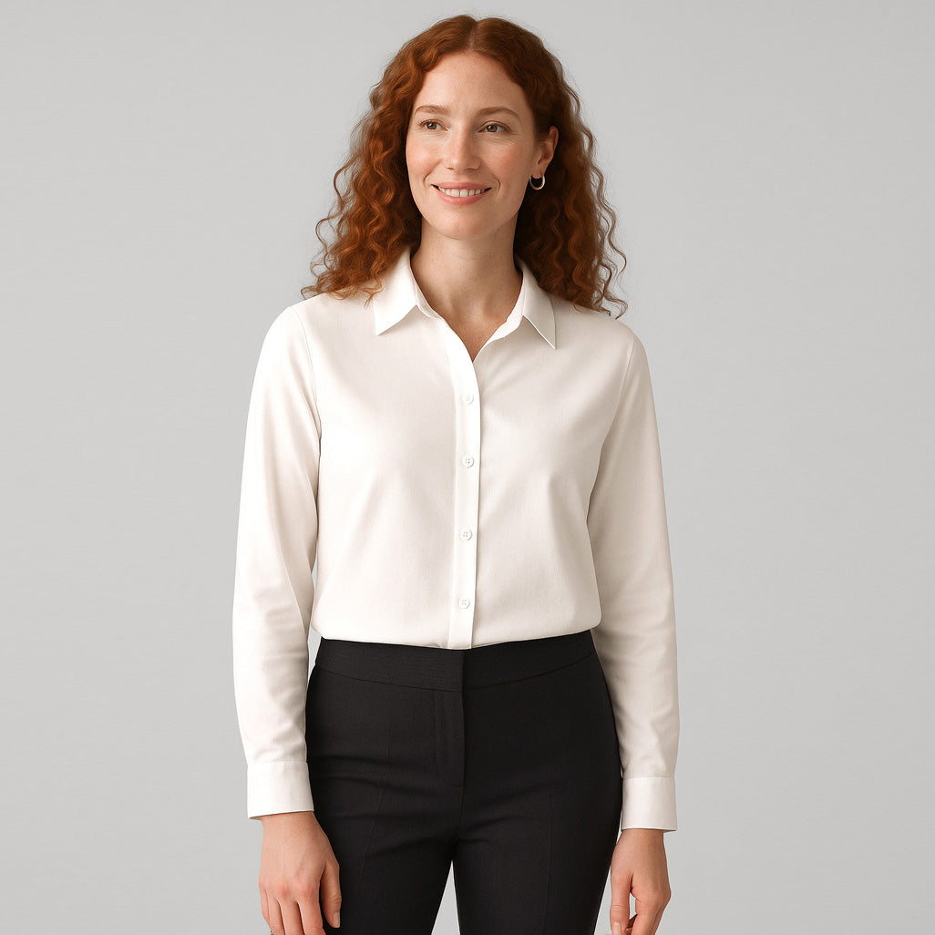 RU570LL - Womens Fashion Biz Evelyn Long Sleeve Shirt