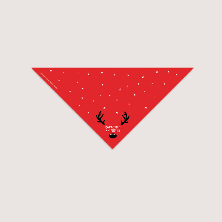 Christmas Bandana – Part-Time Reindog (10 Pack)