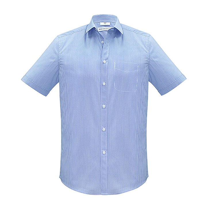 S812MS - Mens Fashion Biz Euro Short Sleeve Shirt