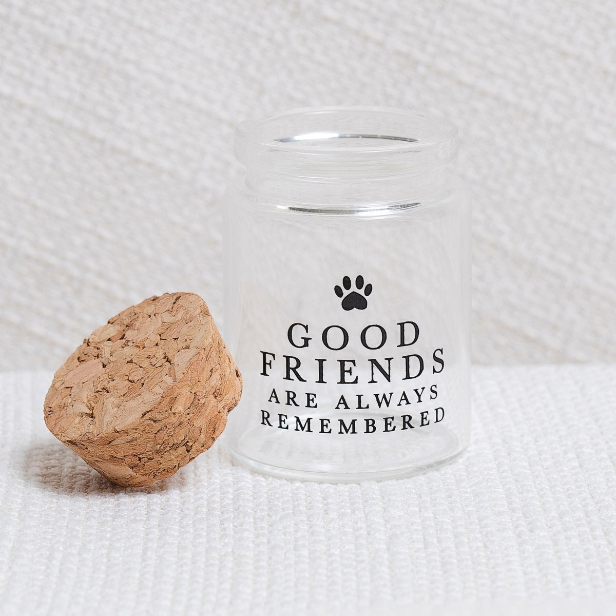 Keepsake Pet Fur Jar - Black WHOLESALE (MOQ 64)