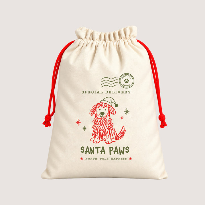 Christmas Santa Sack - Special Delivery Dog