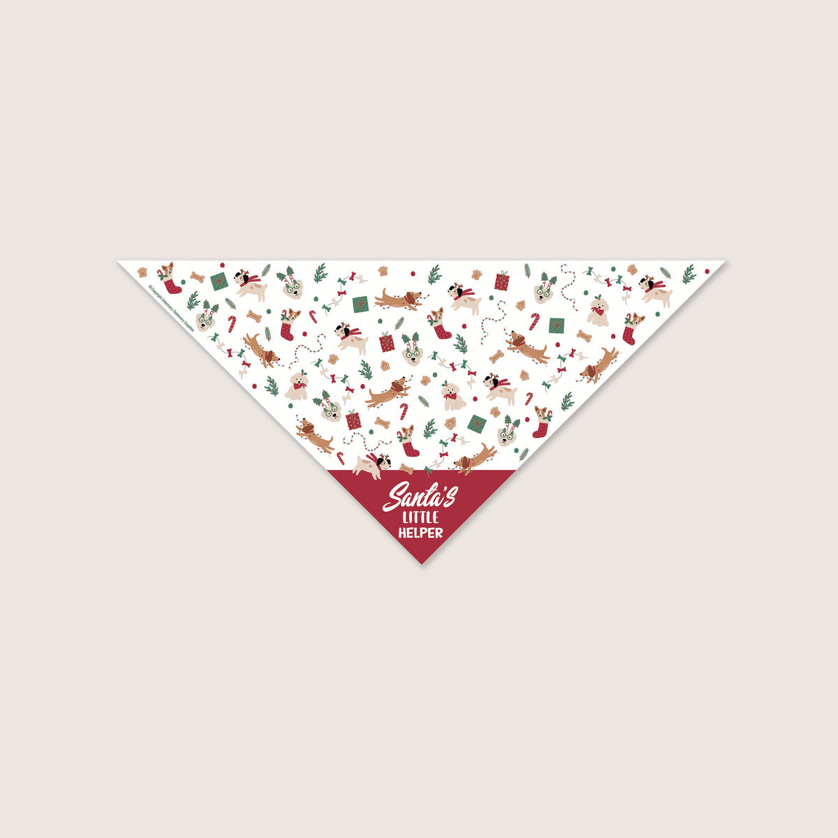 Christmas Bandana – Santa&