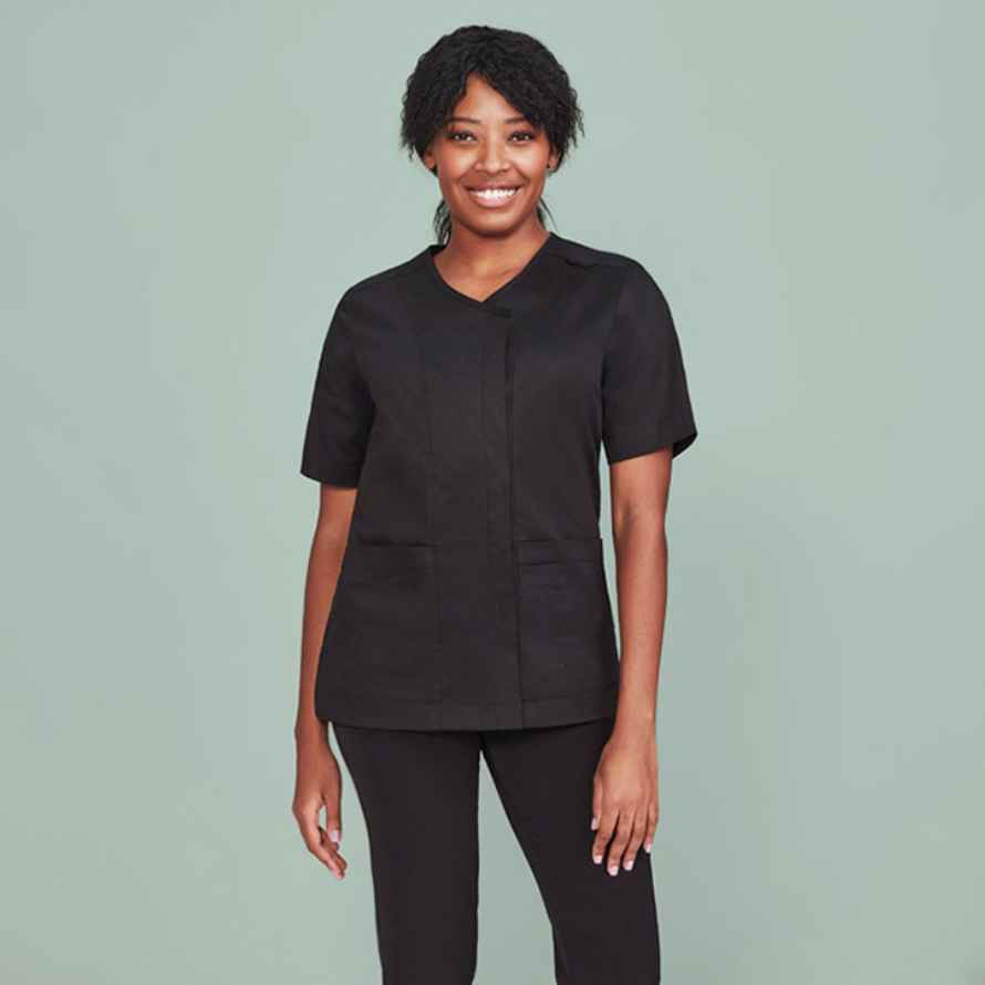 Womens Parks Zip Front Crossover Tunic