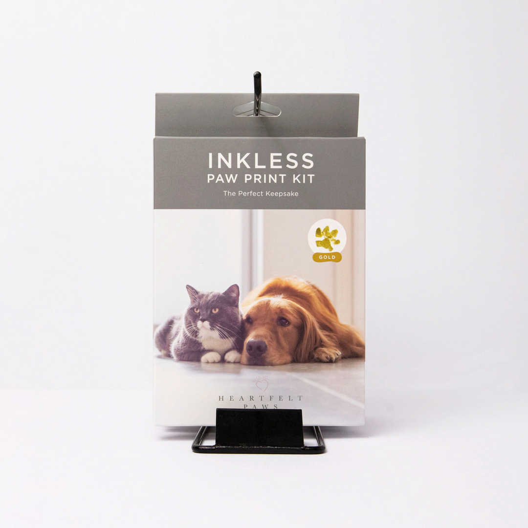 Heartfelt Paws Inkless Pawprint Keepsake - Gold