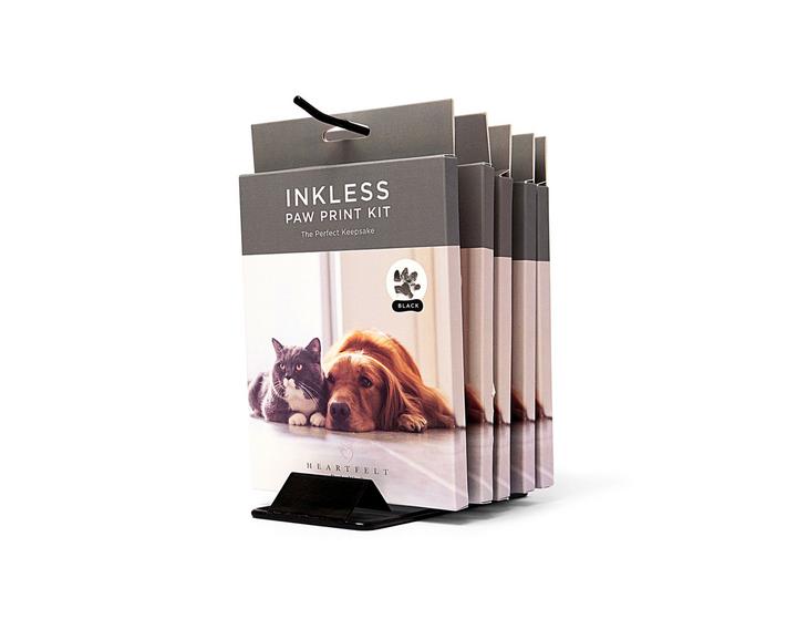 Heartfelt Paws Inkless Pawprint Keepsake - Black