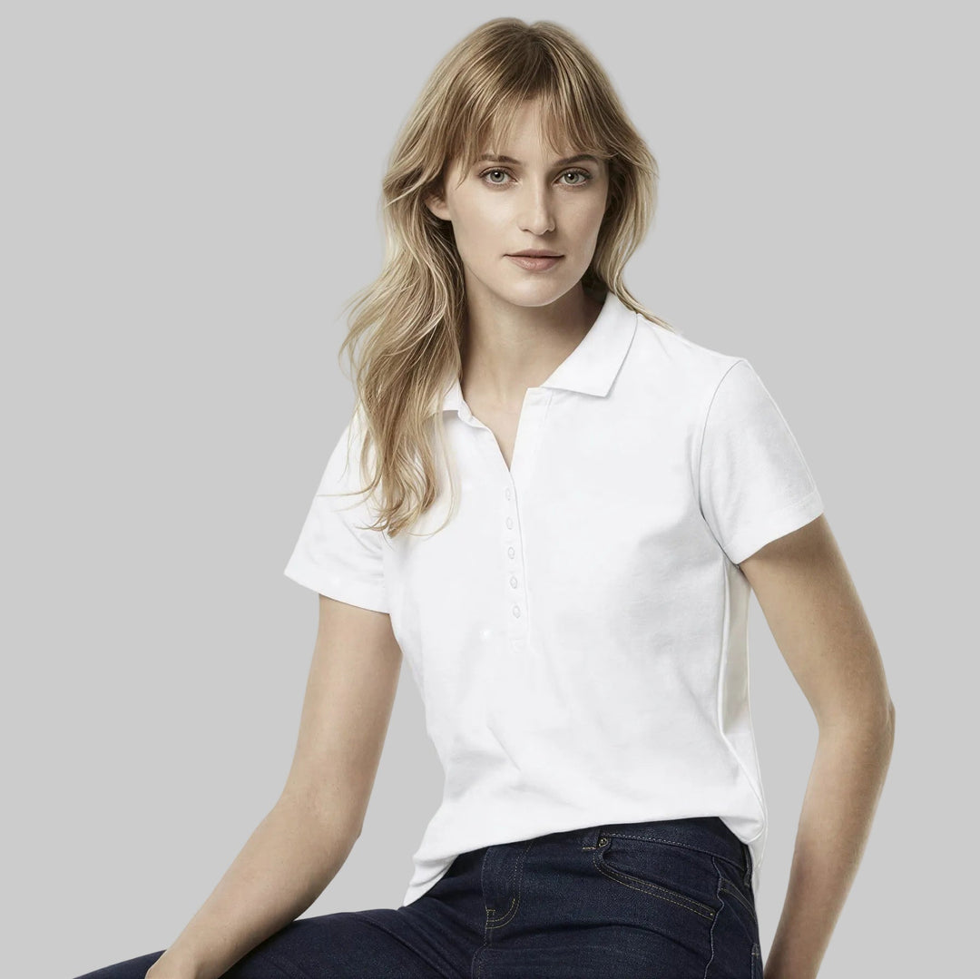 P400LS - Womens Fashion Biz Crew Polo