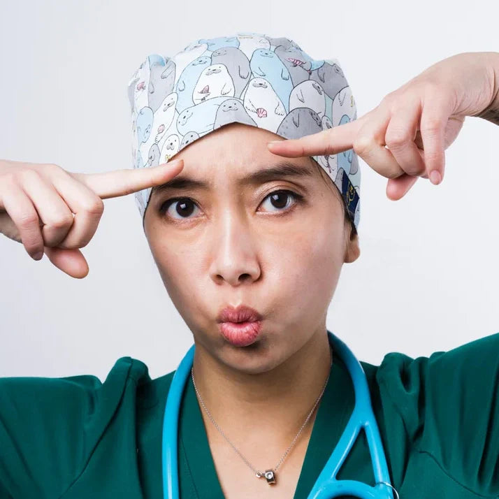 Dr Woof Scrub Cap - Seals