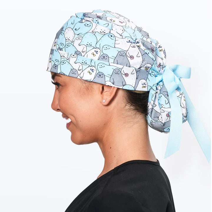Dr Woof Scrub Cap - Seals