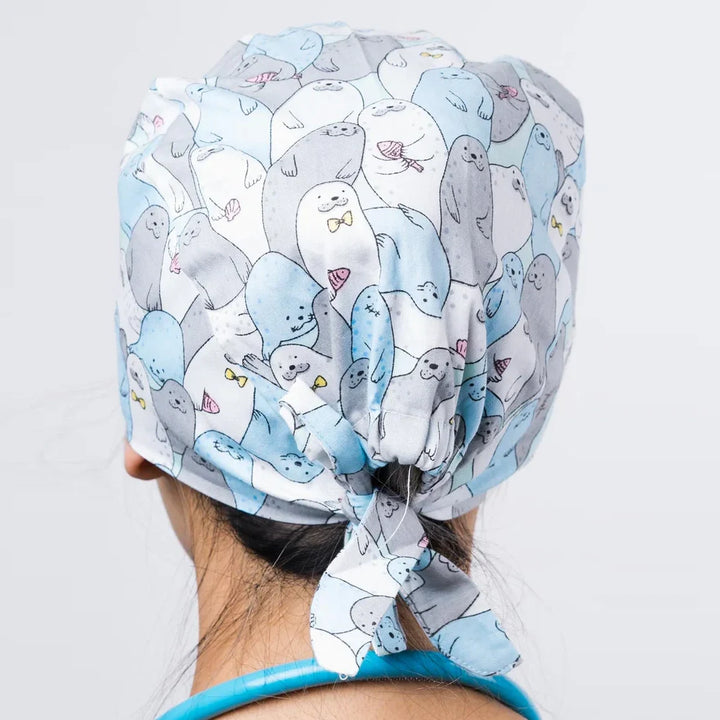 Dr Woof Scrub Cap - Seals