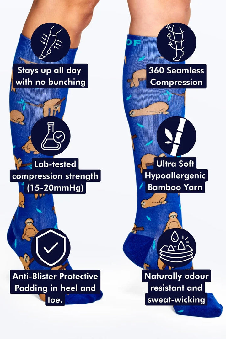Dr Woof Compression Socks - Sloth