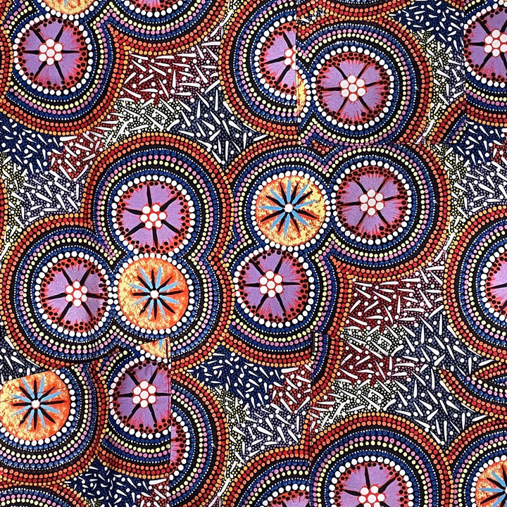 Unisex Printed Scrub Top - Bush Tucker