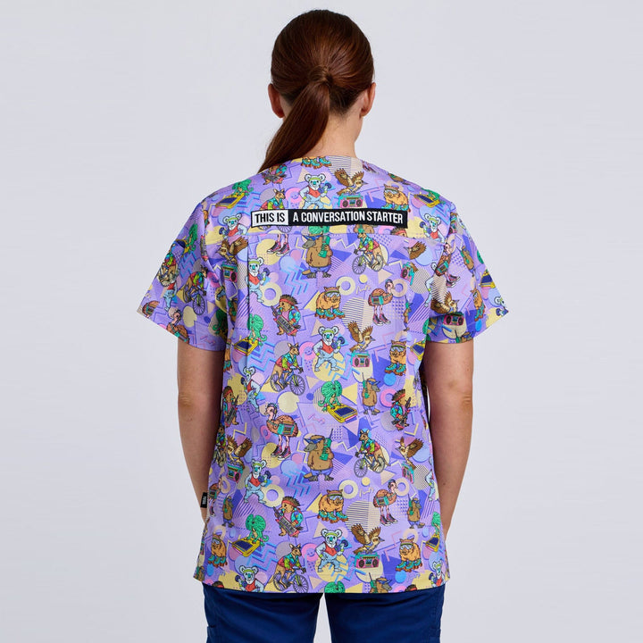 22468 - Unisex Trademutt Aerobics OzStyle Remixed Scrub Top