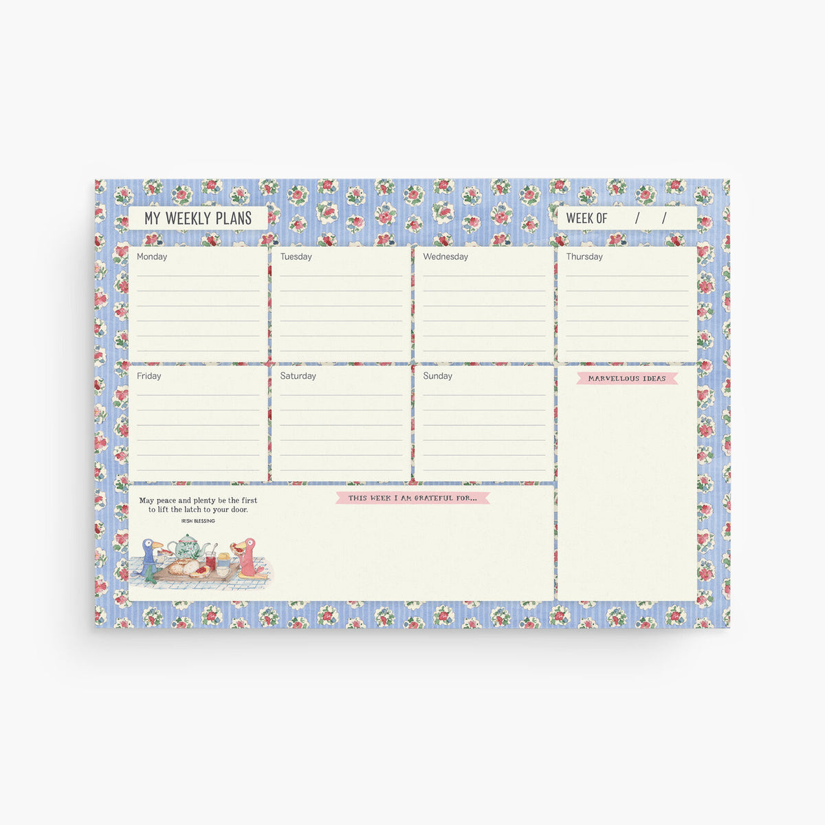 Twigseeds A4 Desk Planner - Lovely Life