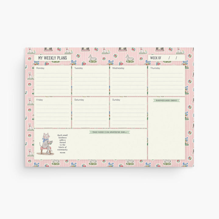 Twigseeds A4 Desk Planner - Lovely Life