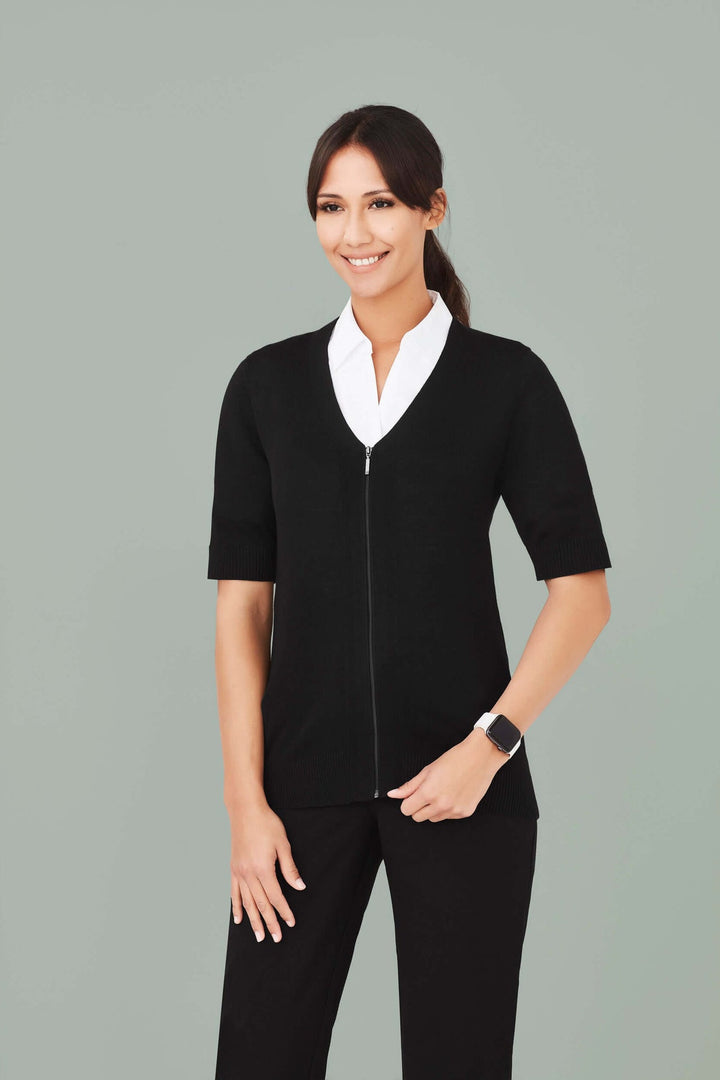 CK962LC - Womens Fashion Biz Zip Knit