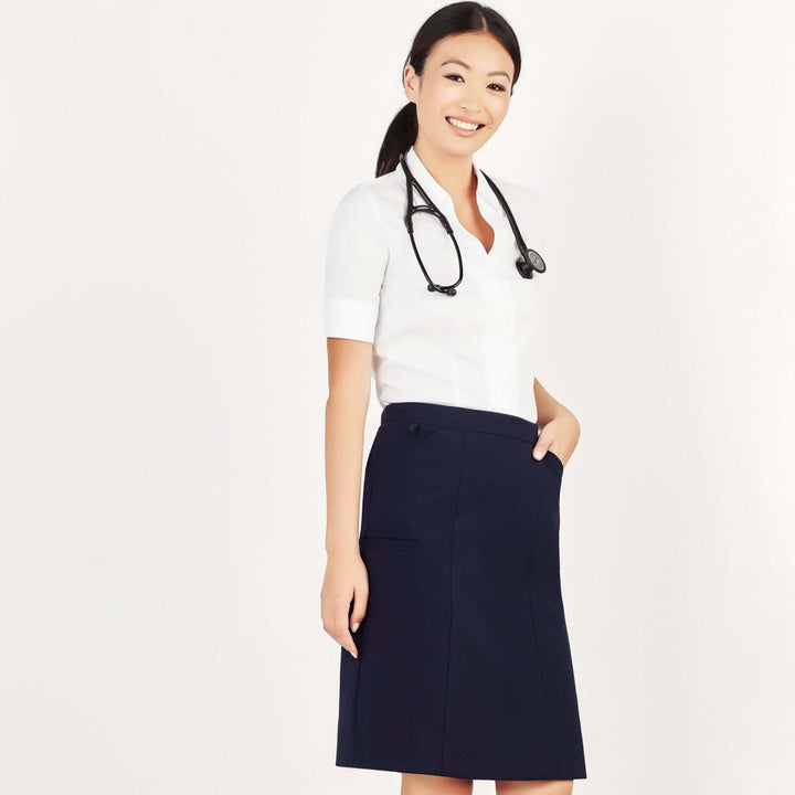 Womens Fashion Biz Comfort Waist Skirt - WHOLESALE