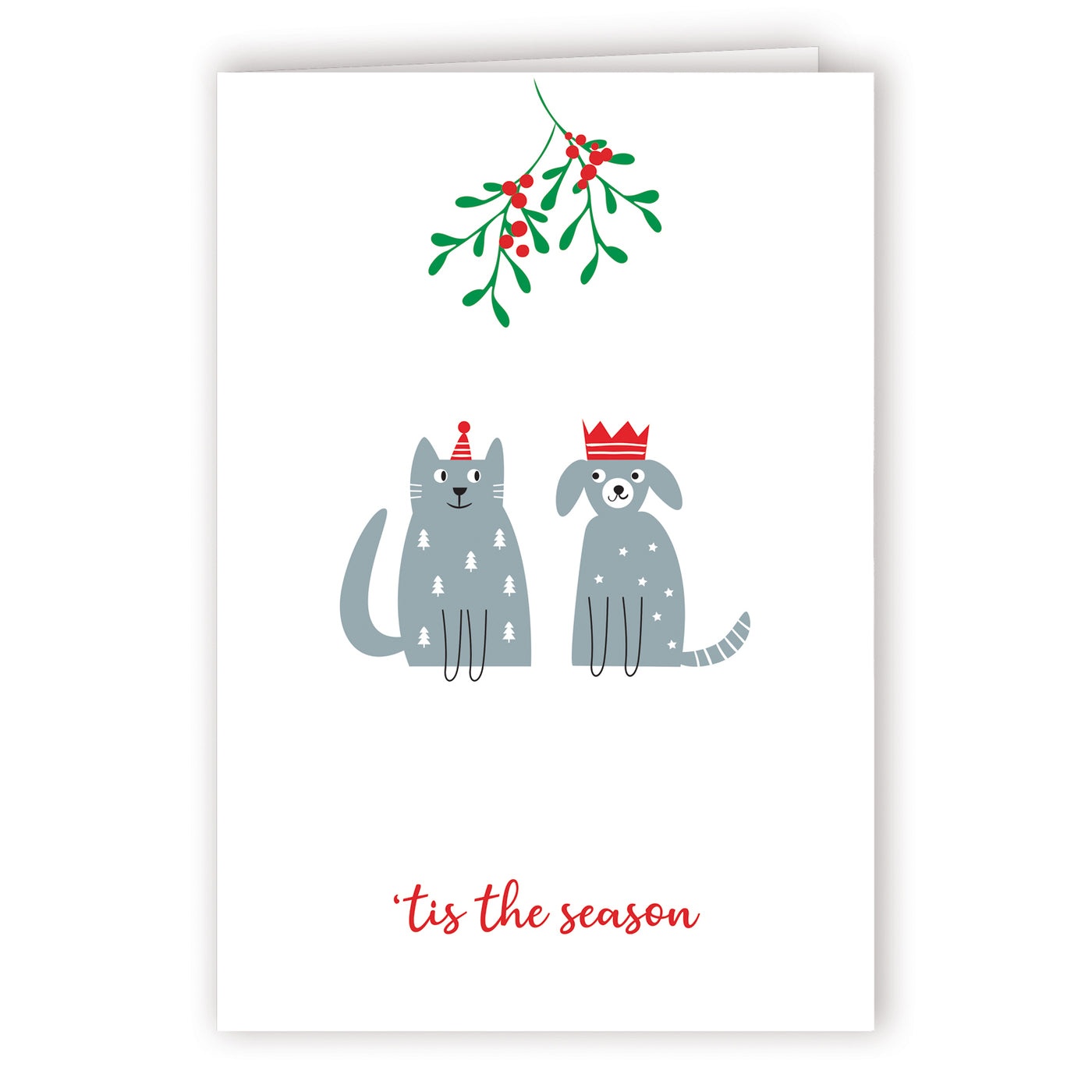 Blank Christmas Card - 'Tis the Season