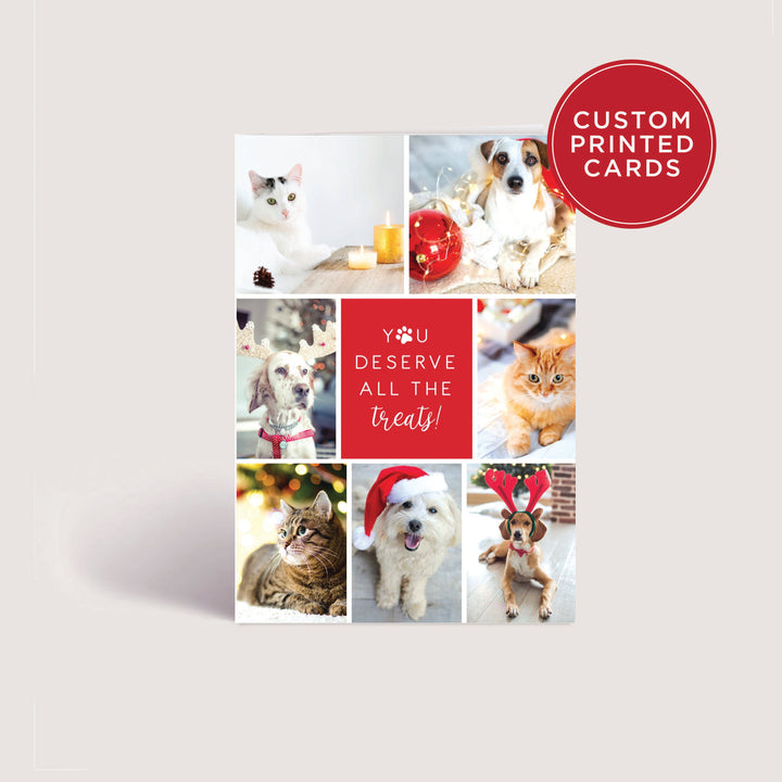 Custom Printed Christmas Card Packs - All the Treats