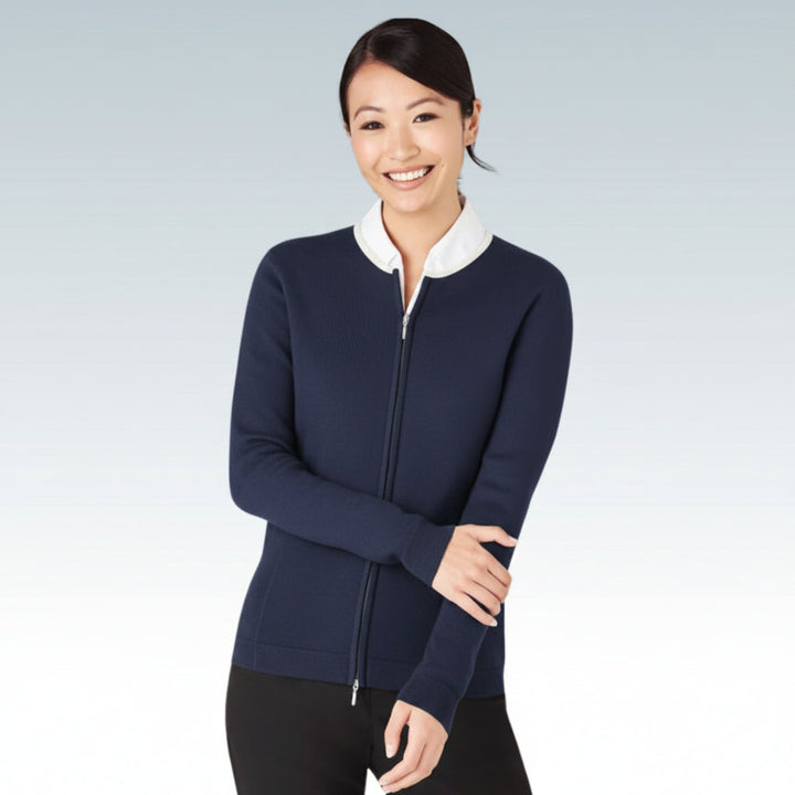 LC3505 - Womens Fashion Biz 2-Way Zip Cardigan