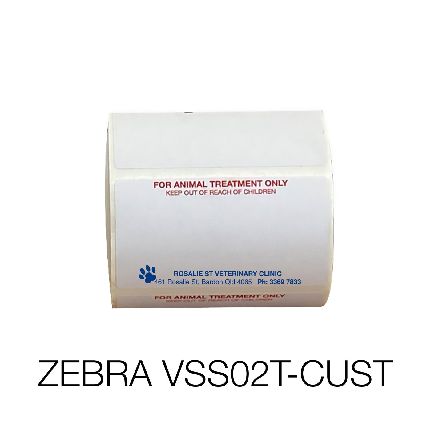 Dose Labels Veterinary VETERINARY ZEBRA DRUG LABELS - VSS02T – VetStationery