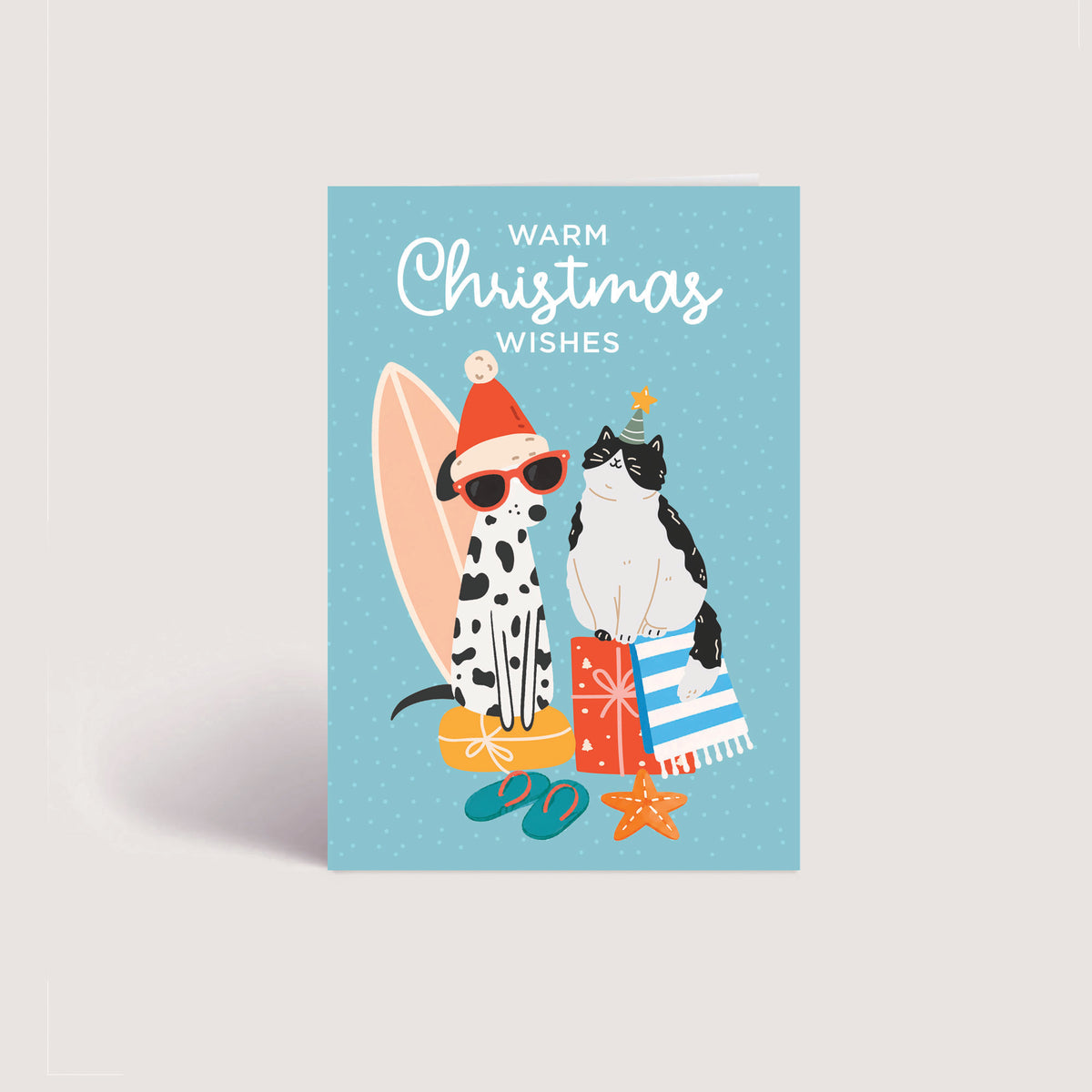 Blank Christmas Card - Warm Christmas Wishes - WHOLESALE