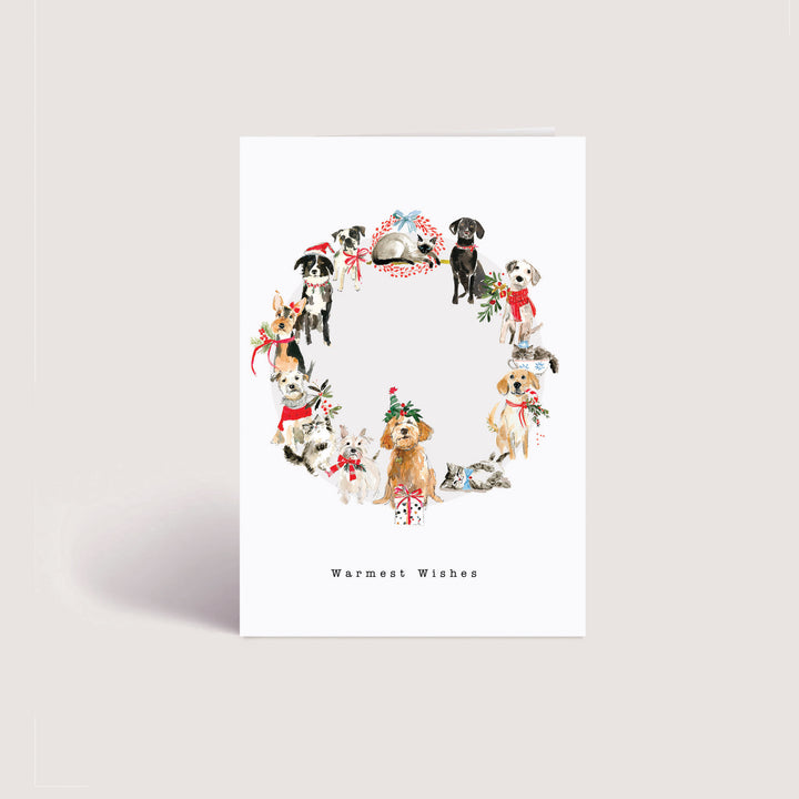 Blank Christmas Card - Warmest Wishes
