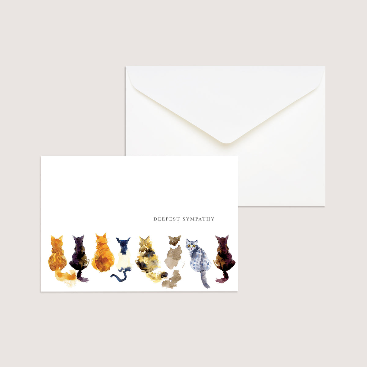 Custom Printed: Watercolour Series 2 - Cat