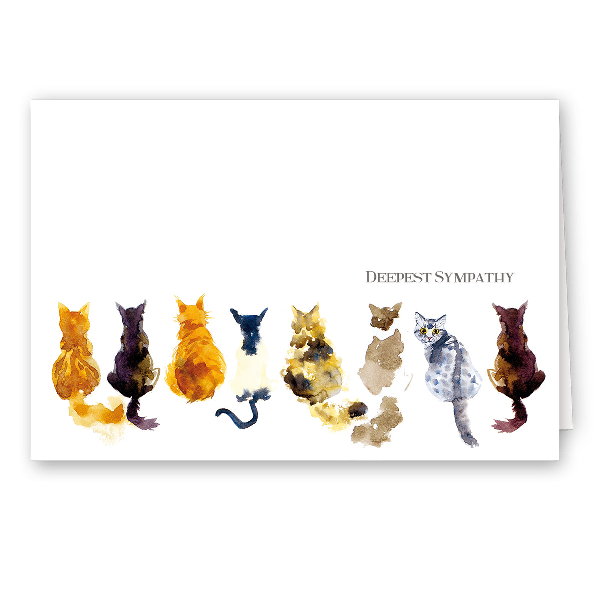 Custom Printed: Watercolour Series 2 - Cat