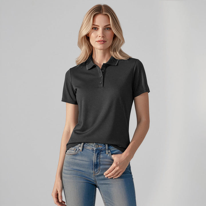 P412LS - Womens Fashion Biz Echo Polo