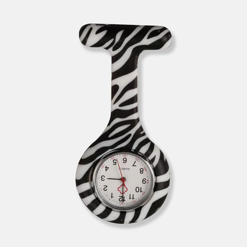 Silicone FOB Watch - Zebra