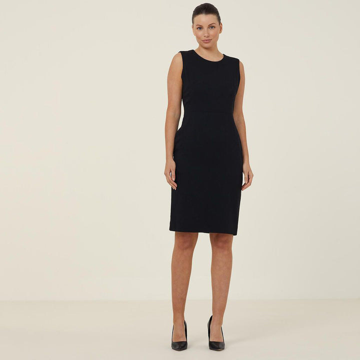 CAT675 - Womens NNT Dobby Sleeveless Dress